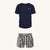 UV Swim Short Sydney + UV T-Shirt Navy Blue